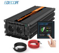 EDECOA 3500W Onverter a onda sinusoidale pura DC 12V a AC 230V 240V Uso domestico Convertitore 12V 220V Off Grid Power Inverter 12v 220v