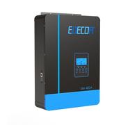 EDECOA 4000w Inverter ibrido 24v 230v 4200VA Caricatore solare MPPT 110A Pure Sine 55-450Vdc Off-Grid con caricabatterie, priorità di rete, regolatore di carica solare (modulo WiFi compatibile)