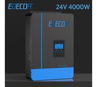 EDECOA 4KW inverter solari ibridi inverter a onda sinusoidale pura off grid con caricatore CA MPPT da 24 V a 220 V 230 V 110 A e modulo WiFi