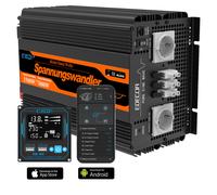 EDECOA Camper Convertitore 12V 220V 230V Onda Pura Inverter 3500W EB-RC BLE APP