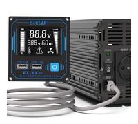 EDECOA Convertitore 12V 220V Onda Sinusoidale Pura Inverter 2500W ET-RC