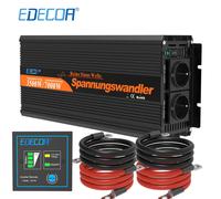 EDECOA Convertitore 12V 220V Onda Sinusoidale Pura Inverter 3500W USB 2.1A