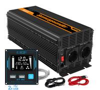 EDECOA Convertitore 3000W 12V 220V Power Inverter trasformatore USB RV