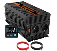 EDECOA Inverter 12v 220v 3000w convertitore onda modificata telecomando 2x usb t