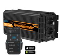 EDECOA Inverter 2000W 12V 220V Onda Sinusoidale Pura WIFI ED-BW APP Intelligente