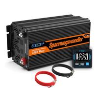 EDECOA inverter 24v 220v 2000w trasformatore di potenza Convertitore telecomando usb onda modificata per camion isolamento galvanico (2a generazione)