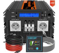 EDECOA Inverter 24v 220v ONDA PURA inverter di potenza 3500w camion Convertitore