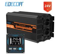 EDECOA Inverter 24V 220V Onda Sinusoidale Pura 3500W Convertitore OffGrid Camion