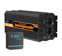 EDECOA Inverter da 12 V 230 V 2000 W/4000 W 12 V a 230 V pura onda sinusoidale con modulo WiFi, supporto per funzioni APP con 1 porta USB e 1 porta PD