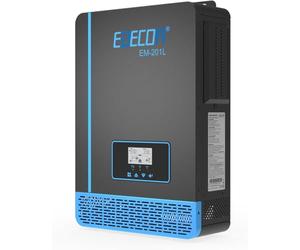 EDECOA Inverter ibrido 2000 W 12 V 230 V caricatore solare MPPT 60 A Pur Sinus 20 - 150 Vdc Off-Grid BMS Comunicazione Caricabatterie Priorità di rete Regolatore di carica solare