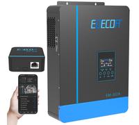 EDECOA Inverter Ibrido 24V 220V 3000W MPPT 80A Off Grid PV 55-450VDC WIIFI APP
