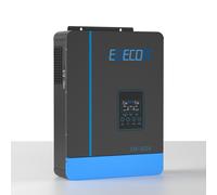 EDECOA Inverter Ibrido 24V 220V 3000W Solare MPPT 80A Off Grid PV 55-450VDC