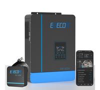 EDECOA Inverter Ibrido 3000W 24V 220V MPPT 80A Off Grid PV 55-450VDC WIFI APP