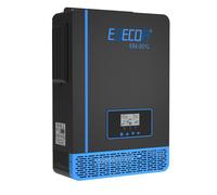 EDECOA Inverter Ibrido MPPT 60A 12V 220V 2000W 20-150V Solar Inverter Camper