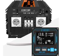 EDECOA Inverter Onda Pura 12V 220V 3500W Convertitore Inversor 230V APP