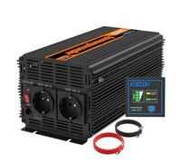 EDECOA Power Inverter Onda Modificata 2000w Trasformatore di Tensione Convertitore DC 24v in AC 220v AC 230v AC 240v Invertitore di Potenza per camion