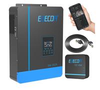 EDECOA Solar Inverter Ibrido 48V 6200W 24V 3000W 4000W 220V MPPT 80A 110A WIFI