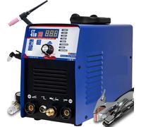 EDEDE Saldatrice, Taglierina al Plasma Saldatrice 4 in 1 CT418 Tig MMA Cut HF Pulse DC Inverter Taglierina al Plasma CNC for Metallo per Principianti e saldatori Professionisti