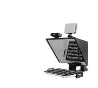 EDEDE Teleprompter, Teleprompter 13 inch Portable Supporta Meno di 13quot; Smartphone Tablet Che Richiede la Fotocamera dello Smartphone