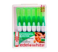Edel+White EasyFlex Scovolini Interdentali - Diverse misure per una pulizia efficace degli spazi interdentali - Setole morbide e flessibili, manico ergonomico, qualità svizzera (Verde)
