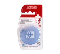 Edel+White Superfloss Expanding Dental Floss filo interdentale cerato al gusto di menta 25 m