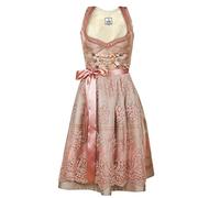 Edelnice - Costume tradizionale Dirndl Rosalie per bambini, 3 pezzi Con camicia, grembiule e Charivari Colore: rosa. 140 cm