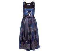 Edelnice Trachtenmode Josepha Designer esclusivo Dirndl lungo, con grembiule Dirndl e Charivari, taglia 32-56