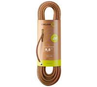 Edelrid - Corda singola da arrampicata - Eagle Lite Protect Eco Dry 9,5Mm Neon Pink-Neon Green in Pelle - Taglia 50 m - Arancione