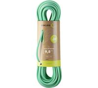 Edelrid Eagle Lite Eco Dry 9,5mm, corda da arrampicata, unisex, verde Onesize Bright Green