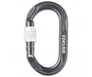 Edelrid - Kiwi Screw - Moschettoni a ghiera grigio