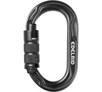 Edelrid - Kiwi Triplo, moschettone di sicurezza ovale - Notte
