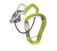 EDELRID Mega Jul Belay Kit Bulletproof Screw II, Dispositivo di Sicurezza Unisex Adulto, Oasi, Taglia Unica
