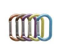 Edelrid Mini-O Moschettone Ovale Confezione 10 Pezzi