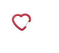 EDELRID Moschettone Corazon, Unisex, Rosso Fuoco, Stück