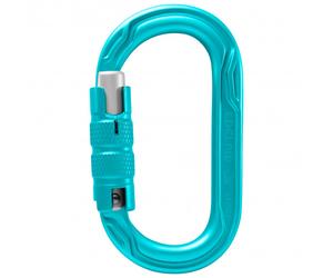 Edelrid - Oval Power 2500 Triple II - Moschettoni a chiusura turchese