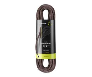 Edelrid Starling Pro Dry 8,2 - mezza corda/gemella Dark Brown 50