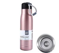 Edelstahl Wasserflaschen - Große Isolierte Wasserflasche, Isolierte Edelstahlflasche, Große Auslaufsichere Sportflasche | Tragbare Trinkbecher Mit Trageseil Für Heiße Und Kalte Getränke