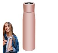Edelstahl Wasserflaschen - Metall-Wasserflaschen, Led Thermoflasche Mit Temperaturanzeige, Wasserflasche Mit Trink | Isolierte Edelstahlflasche, Rutschfest, Weiter Mund, Leicht, Für Outdoor Fitnes