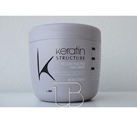 EDELSTEIN s.n.c. KERATIN STRUCTURE HAIR MASK 500 ML Maschera Ricostruzione per Capelli Danneggiati o Trattati Chimicamente