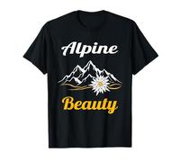 Edelweiss Alpine Beauty Alps Escursionismo Avventura Maglietta