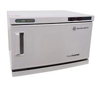 EDELWEISS BEAUTY Riscaldatore di asciugamani 17L, UV Sterilizzatore, Asciugamani per il Viso Caldi, SPA, Salone di Bellezza, Casa, Controllo costante della Temperatura