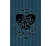 Edelweiss Notebook | Paperback 6x9 | 120 Seiten | Liniert - Blue: Journal for Daily Planning, Recipe Book, Wedding Planner, Gift Idea