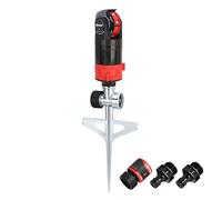 Eden 94143 Multi-Pattern Sprinkler Plus Sistema di nebulizzazione con set di spruzzo in metallo; trasmissione a ingranaggi, resistente, sistema di irrigazione per giardinaggio, giardino e prati, 5