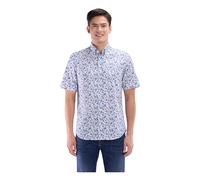 Eden Park - Camicia in popeline di cotone a maniche corte - - Shirts - Uomo - Blu - M