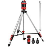 Eden PRO Treppiede telescopico in metallo regolabile 6-Pattern Mobile Gear Drive Irrigatore da giardino per cortile W/Premium Quick Connect Starter Set