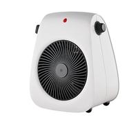 Eden pulse Termoventilatore bianco 2000 W 2 potenze, antiribaltamento, con manico, 26,8 x 21,2 x 14 cm