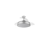 Eden pulse Ventilatore argento 72 W 6120 lm, 3 pale 3 temperature, 32/47 x 50/110 cm