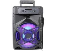 Eden pulse Ventilatore bianco 2 prese E27, 4 pale, 6 velocità, telecomando, timer, 37,5/50x117x117cm