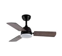 Eden pulse Ventilatore nero-grigio 20 W 3 pale 6 velocità, telecomando, 35/45 x 91,4 x 91,4 cm