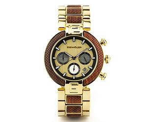Edenholzer Holzuhr Herren Armbanduhr Chronograph Sumba ED066-003